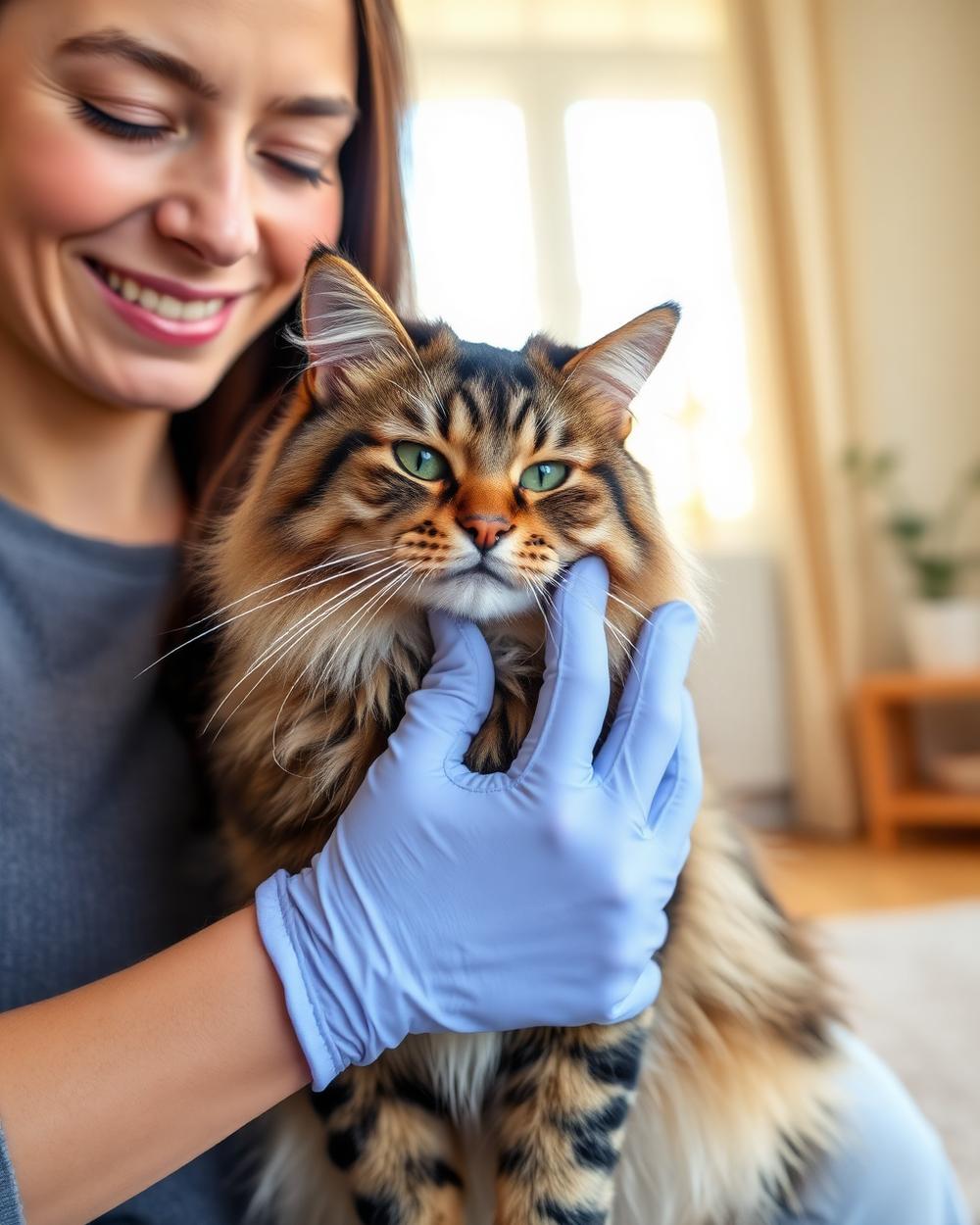 Pet grooming glove